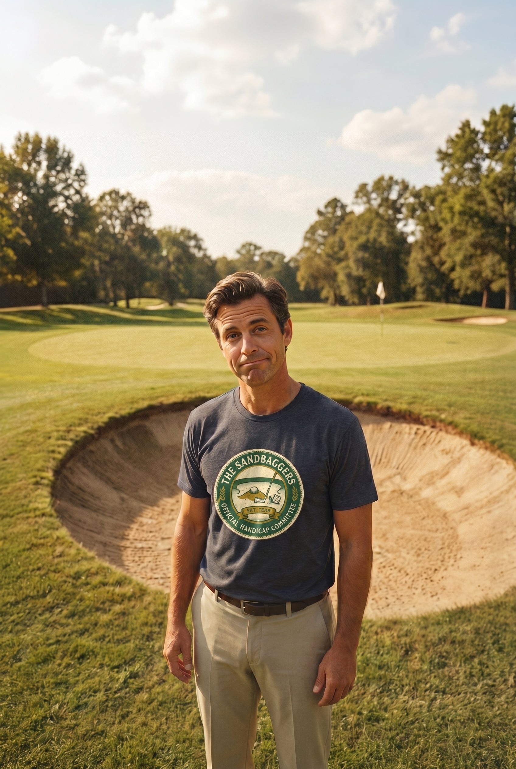 The Sandbaggers Badge Tee