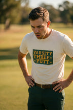 Varsity Three-Putt Tee - TPAC Letterman Typography